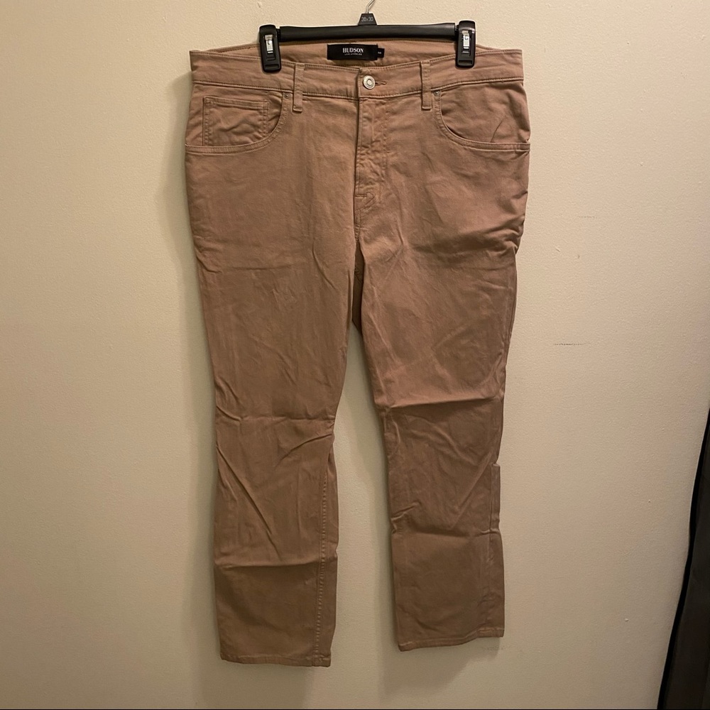 Hudson Tan Khaki Pants Chinos Size 36 W EUC